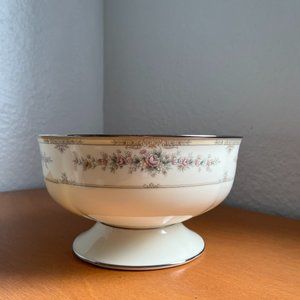 Noritake Shenandoah Big Serving Fruit Bowl Fine Bone China 9 inches Vintage